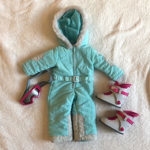 American Girl Doll Ski Clothing Set